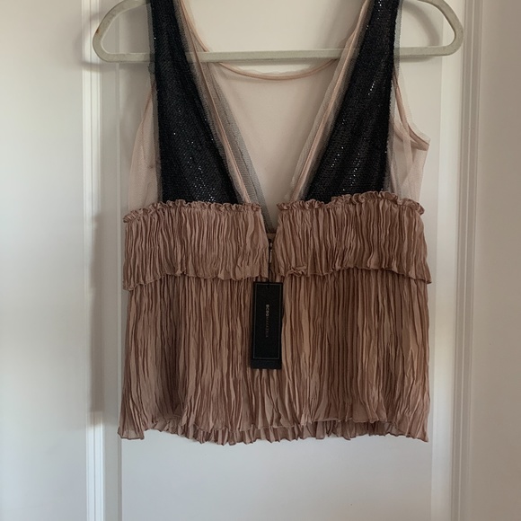 NWT💥HP🎉 BCBGMaxAzria Flirty Party Tank Top (XS) - Picture 5 of 8